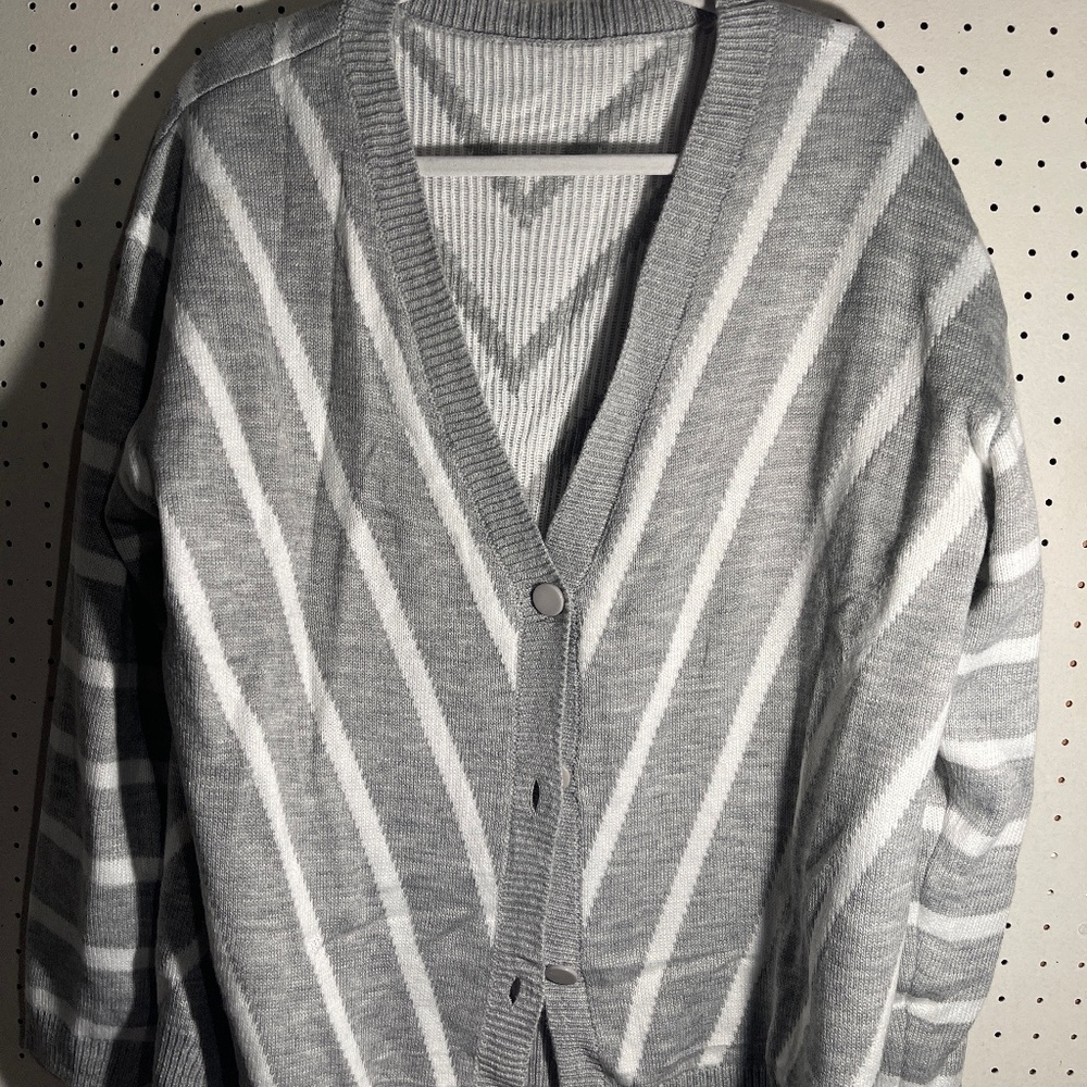 Stripped Cardigan